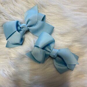 SET of Baby Blue Boutique Bows  7696  Handmade NWT Boutique